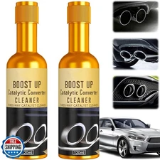 2 Pcs Catalytic Converter Cleaner Auto Parts Engine, Exhaust System Pipe Carb