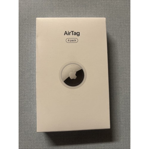 Apple AirTag Tracker 4 Pack MX542ZM/A A2187 (White) Air Tag Airtags NEW SEALED!