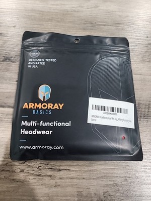 Armoray White Neck Gaiter Face Multi-Functional Headwear 12 ways to wear America