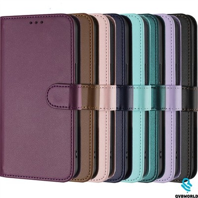 Luxus Litschi Wallet Case Handyhülle für Oppo A60 A38 A18 A58 A78 A16 A17 A15 A5