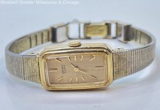 VNTG Seiko Quartz Ladies Gold Tone Wristwatch 16.4g