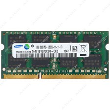 Samsung 8GB DDR3-1600 PC3-12800 2Rx8 SODIMM Laptop Memory RAM M471B1G73CB0-CK0