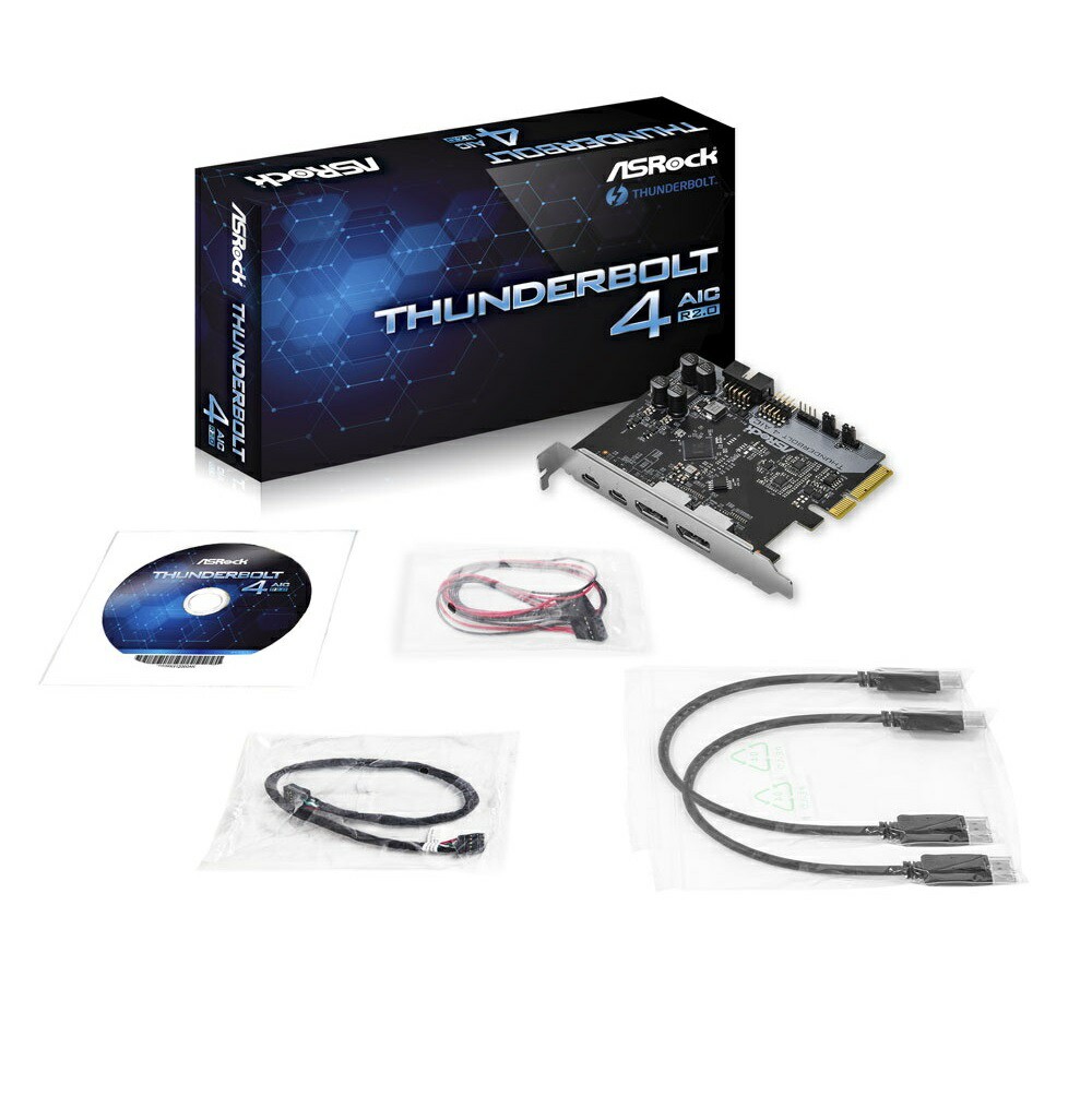ASRock Thunderbolt 4 AIC R2.0 Expansion Board Intel 500 Series