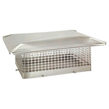 17 In. X 21 In. Adjustable Stainless Steel Chimney Cap