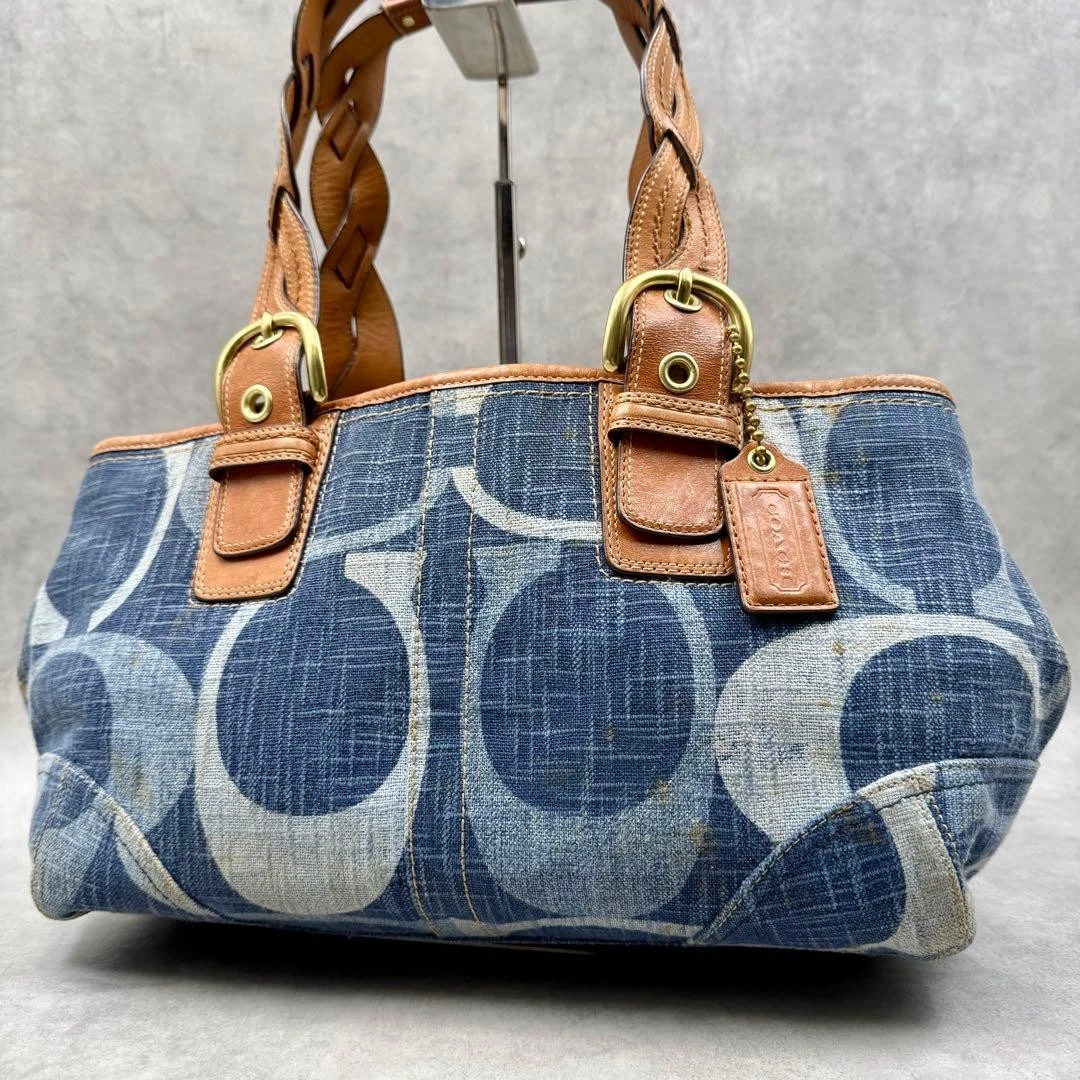 Coach Denim Exterior Tote Bags & Handbags for Women | eBay
