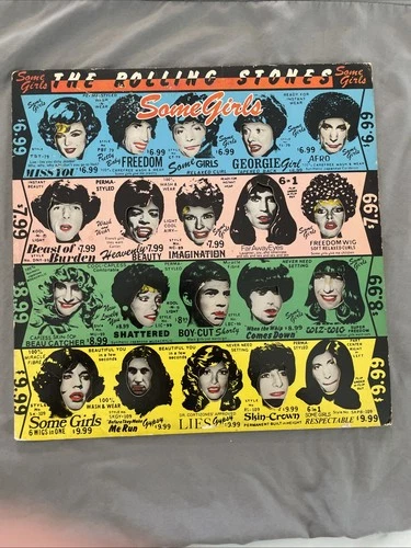 The Rolling Stones Some Girls 1978 Richmond Pressing. With Celebrity Faces Cover