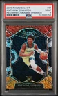 2020-21 Panini Select Anthony Edwards Red/White/Orange Shimmer Rookie #61 PSA 9