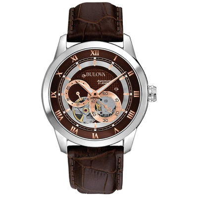 z*a様 BULOVA AEROJET 自動巻き時計 21石 ブラウン文字盤96 z*a様 BULOVA AEROJET 自動巻き時計 21石 ブラウン文字盤96 Bulova
