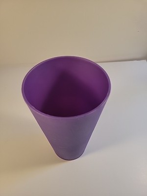 Tupperware BPA FREE Purple Drinking Cup 7''