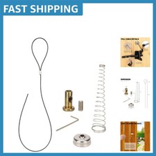 Reliable Spring-Loaded Gate Latch Pull - Fits 2" to 6" Wooden and Metal Gates