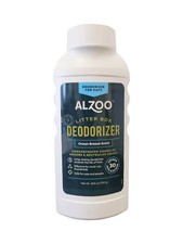 ALZOO Plant-Based Cat Litter Deodorizer Ocean Breeze Scent, 26.6 oz