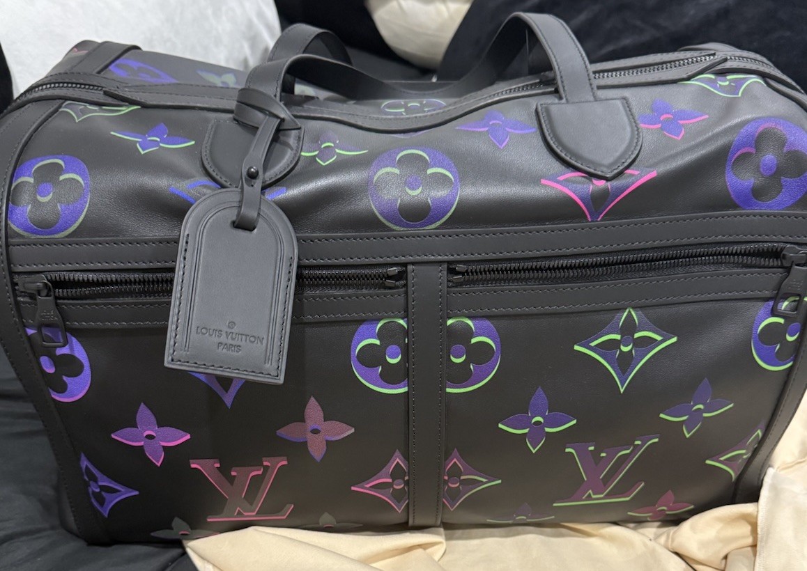 Purple Black Louis Vuitton Weekend Bag Louis Vuitton Meteor 50