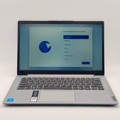 Lenovo Ideapad 1 Laptop Intel Celeron N4500 4GB 128GB Silver READ