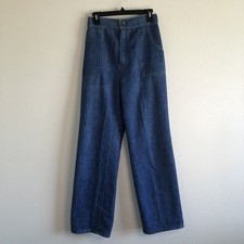 Sears Roebuck  Co Jeans Size 14 Approx Modern 4-6 Pants Elastic Waist Snap Zip