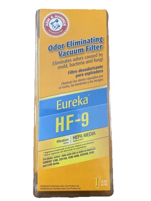 ARM & HAMMER Eureka HF-9 Vacuum Filter HEPA Eliminates Odor by Mold Bacteria NEW
