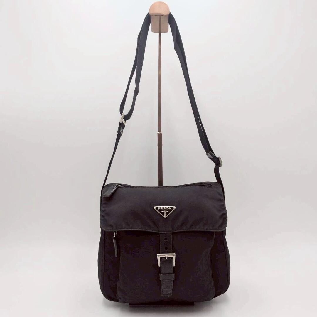 PRADA Shoulder Bag Crossbody Tesuto Nylon Black thumbnail 2