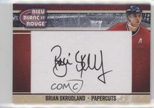 2018 President's Choice Bleu Blanc et Rouge Papercuts Brian Skrudland Auto 1o3