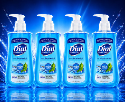 Dial Complete Spring Water Antibacterial Liquid Hand Soap 7.5 fl oz 4 Pack