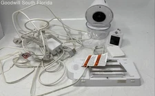 Project Nursery White Night Vision Portable HD Video Baby Monitor System