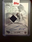 2025 Topps Chrome Refractor Cam Ward Titans RPA RC Rookie Patch AUTO