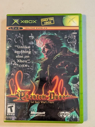 Phantom Dust (Microsoft Xbox, 2005) Tested w/Manual 