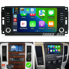 For 2009 2010 2011 2012 Dodge RAM 1500 2500 3500 Apple Carplay Radio GPS Navi