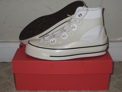 Converse Chuck 70 Utility Hi White Egret Black Men's 5 / Women's 7 NEW! 172255C