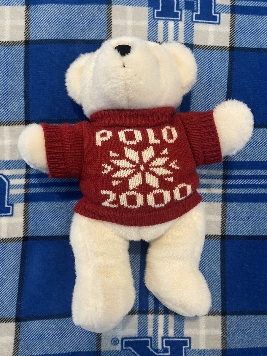 90s RALPH LAUREN POLO BEAR 雪の結晶 2000 テディ 90s RALPH LAUREN POLO BEAR 雪の結晶 2000 テディ（RARE