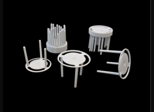 <!--F#f_0-->(100pcs) Plastic Pizza Box Stand Saver Lid Support White Tripod (AU Stock)<!--F/-->