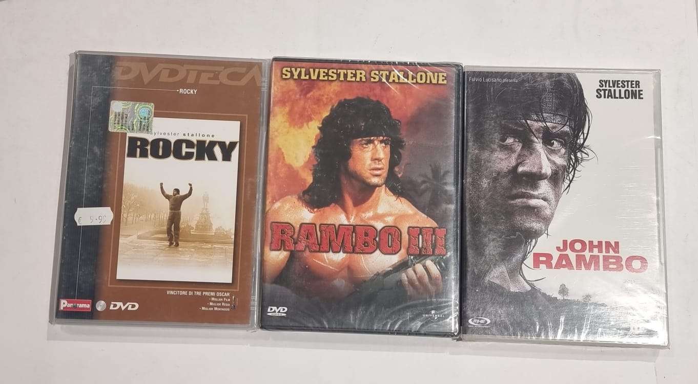 LOTTO 3 DVD (L1) FILM SILVESTER STALLONE - Sigillati