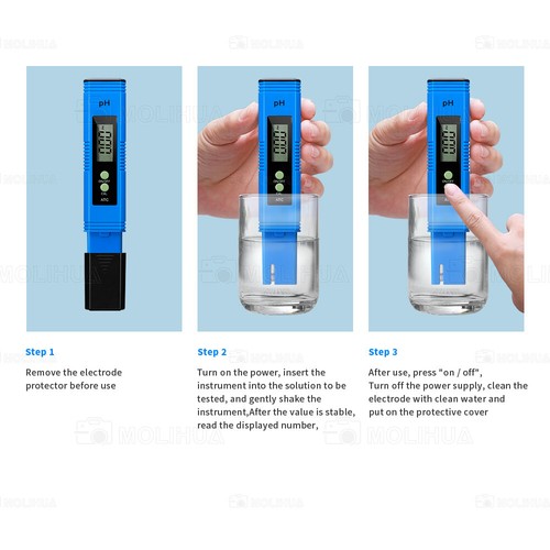 Digital Wasser Tester PH Wert Prüfer Messgerät Messer Water Aquarium Pool - Bild 17 von 18