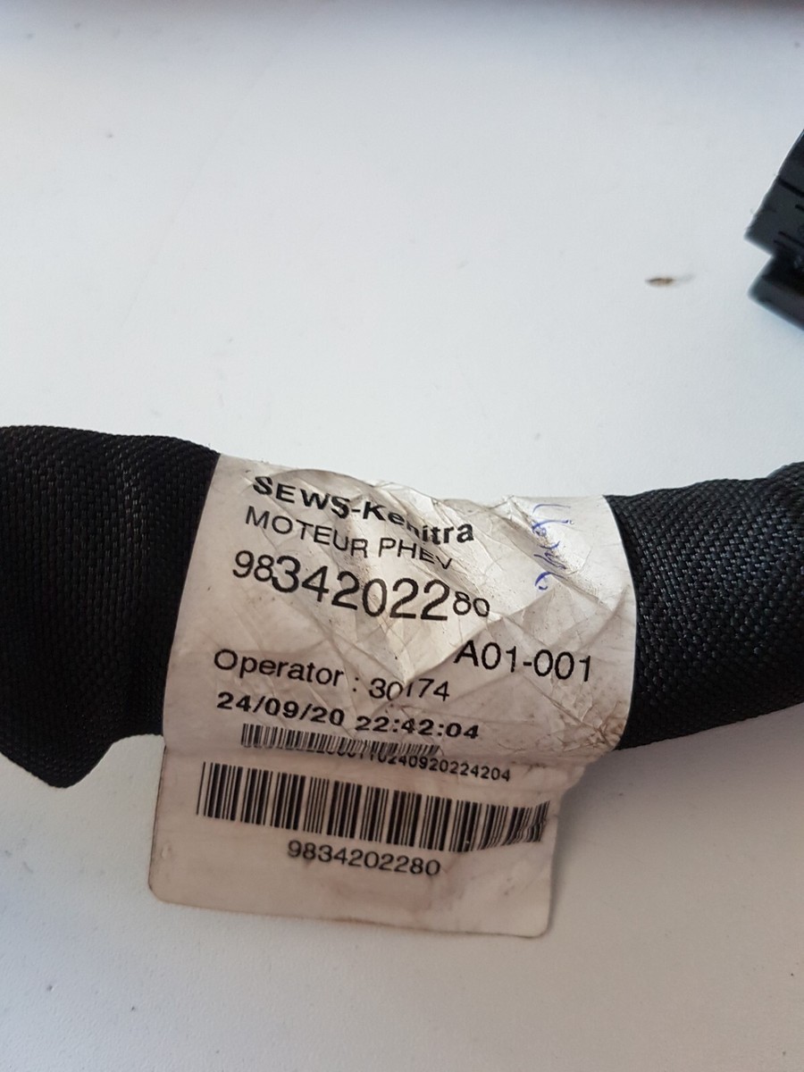 CITROEN C5 AIRCROSS 1.6HYBRID 2020 ENGINE WIRING OEM