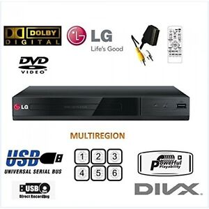 dvd player lg region multi ebay scart hdmi xvid dp132 usb format