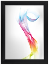 FRAMO Bilderrahmen Schwarz matt -Foto Poster Puzzle Rahmen- Alle TOP Größen