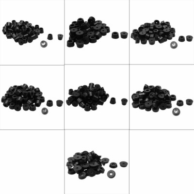 40-Piece Rubber Feet Bumpers With Metal Washers - Furniture & Appliance Protectors