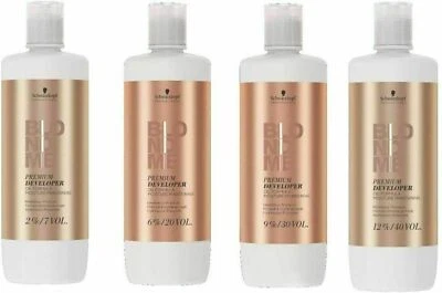 Schwarzkopf BLONDME Premium Developer 1000ml 2% 6% 9%12% - Free P&P