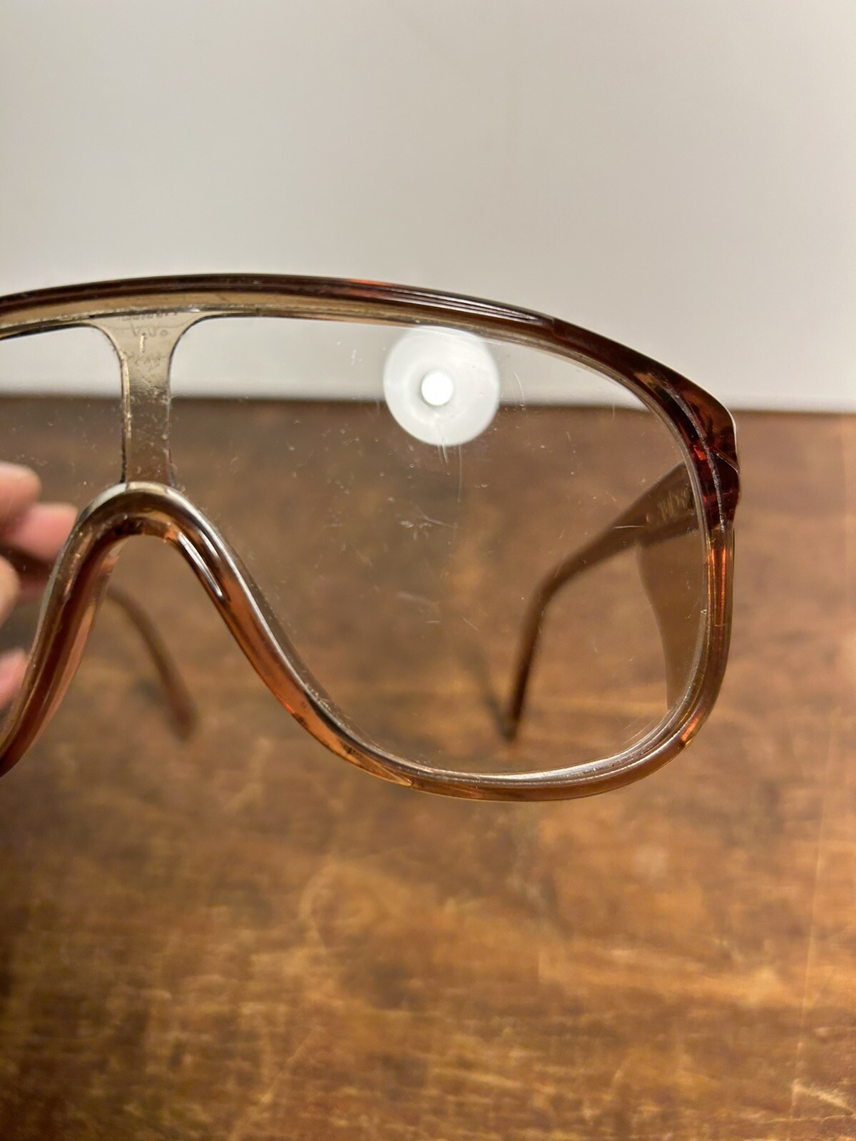 Vintage Willson Spectra Safety Glasses, Caramel Brown… Gem