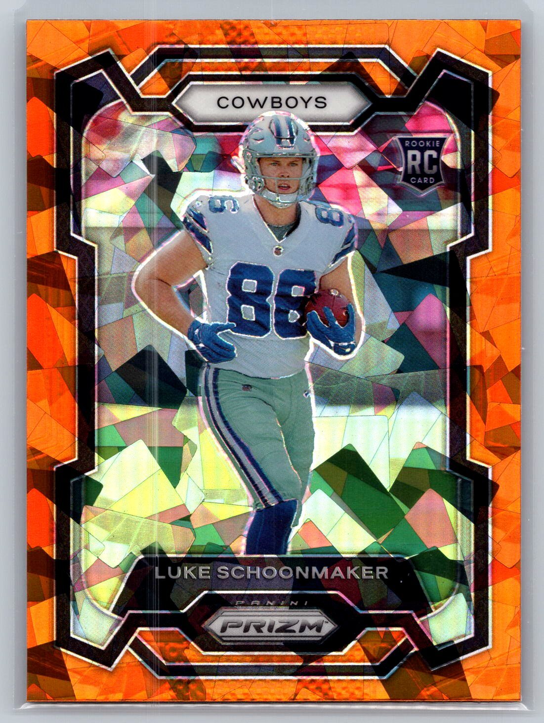 2023 Panini Prizm #325 Luke Schoonmaker Orange Ice