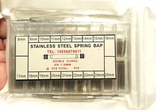 Spring Bar Assortment Watch Band 220 Pc Stainless Steel 8mm-25mm Double Flange