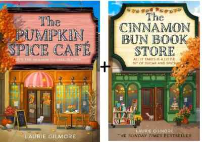 Laurie Gilmore 2 book set The Pumpkin Spice Cafe and The Cinnamon
