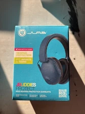 JLab JBuddies Protect Kids Ear Protection Ear Covers - Navy - New