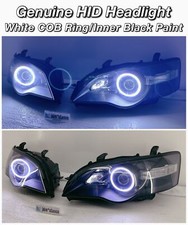 JDM Subaru Legacy BP5 BL5 03-06 Early HID Headlight COB ring intérieur noir OEM