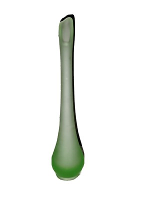 Viking Glass Green Frost Bud/Swung Vase