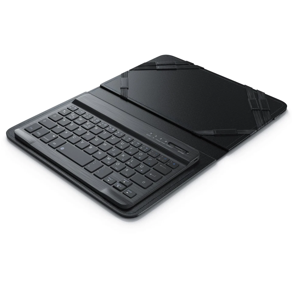 Aplic Wireless Bluetooth-Tastatur Keyboard im Slim Design | inkl. Kunstledercase - Bild 2 von 4