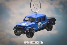 2021 Blue Mopar Jeep Gladiator Pickup Truck SUV Custom Christmas Ornament Adorno