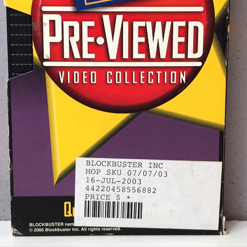 How to Lose a Guy in 10 Days VHS Video Tape Hudson Blockbuster BUY 2 GET 1 FREE! - Picture 8 of 12