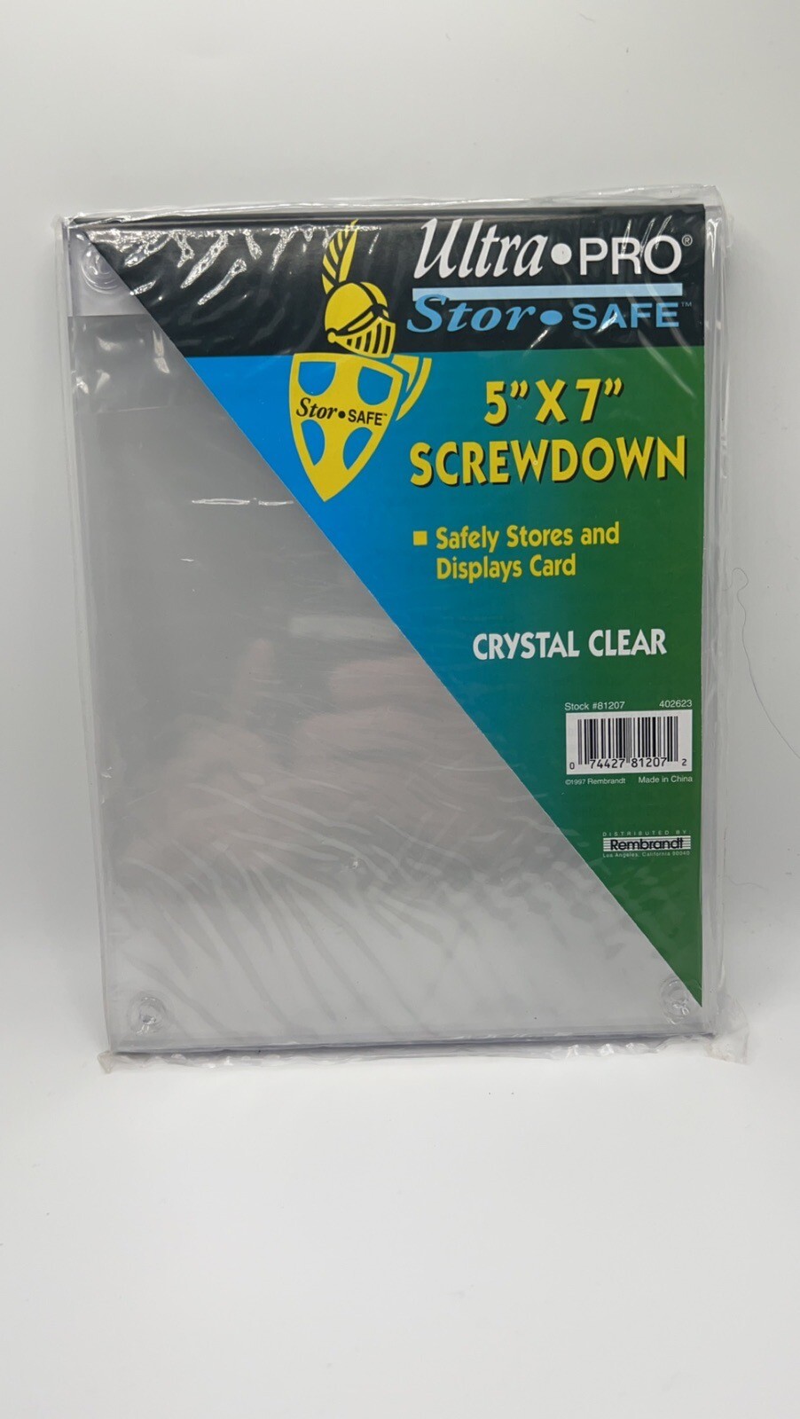 Ultra Pro 5" x 7" Card Holder Screwdown Display Case Pokemon postcards