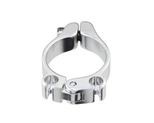 ALTALINE BICYCLE ALLOY CLAMP-ON DOUBLE CABLE HOUSING STOP (SIZE 28.60) SILVER.