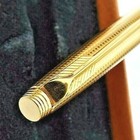 Rare 14K Gold Filled Parker 75 Cisele Ball Pen Flat end USA (No Sterling Silver — photo 2