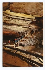 Saltpetre Vats Booths Amphitheatre Mammoth Cave Kentucky Rock Formation Postcard